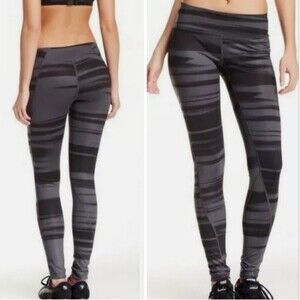 Z by Zella Mid Rise Leggings Black & Gray Size M